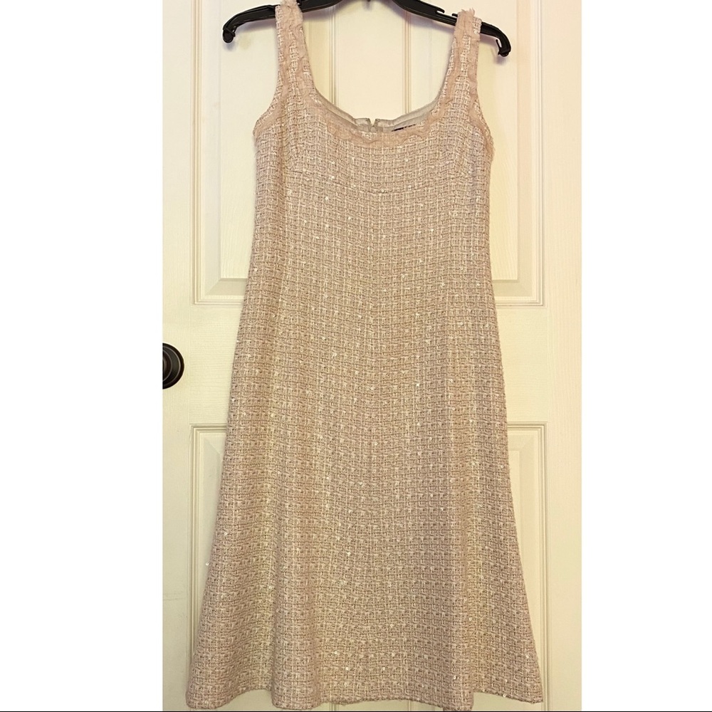 Lida Baday Tweed Cocktail Dress Size 6